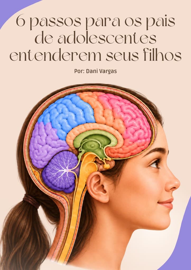 Capa do ebook 6 Passos para Pais de Adolescentes Entenderem seus Filhos